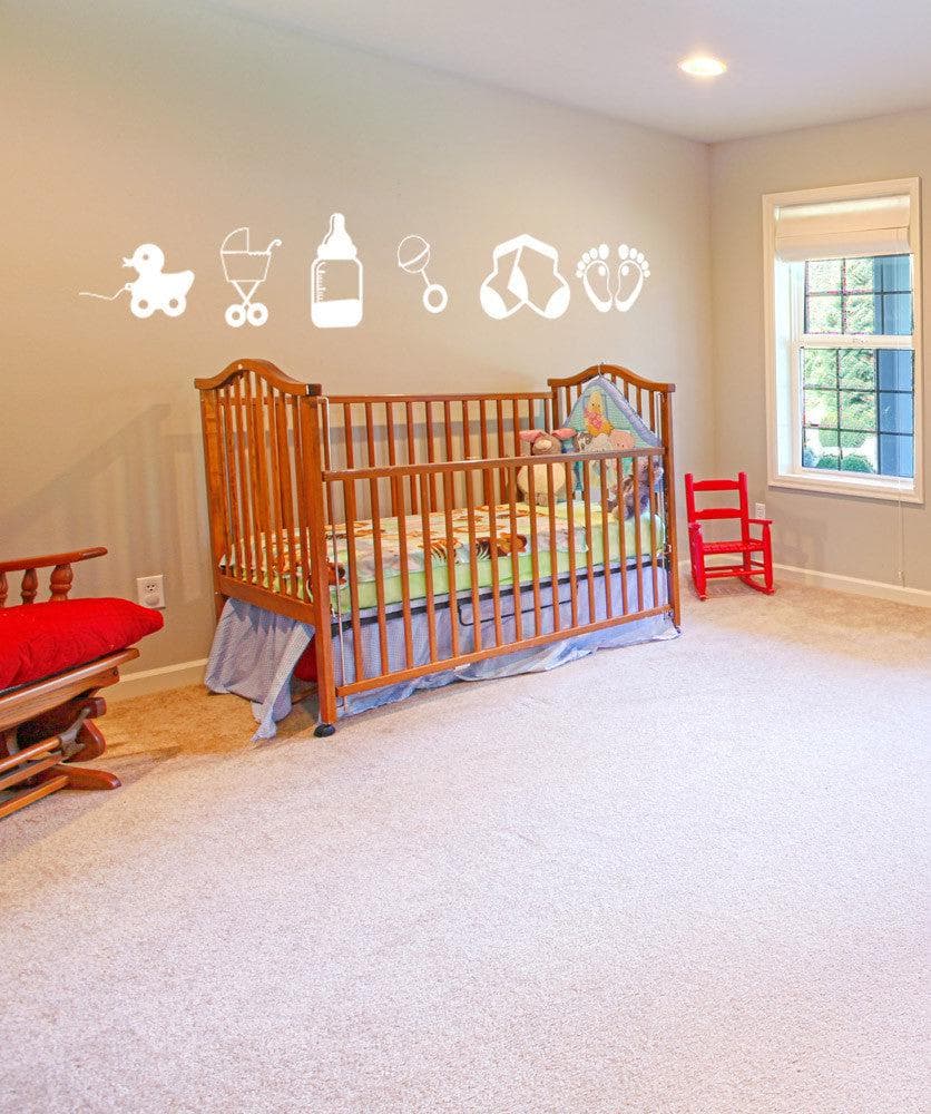 Vinyl Wall Decal Sticker Baby Stuff #1129