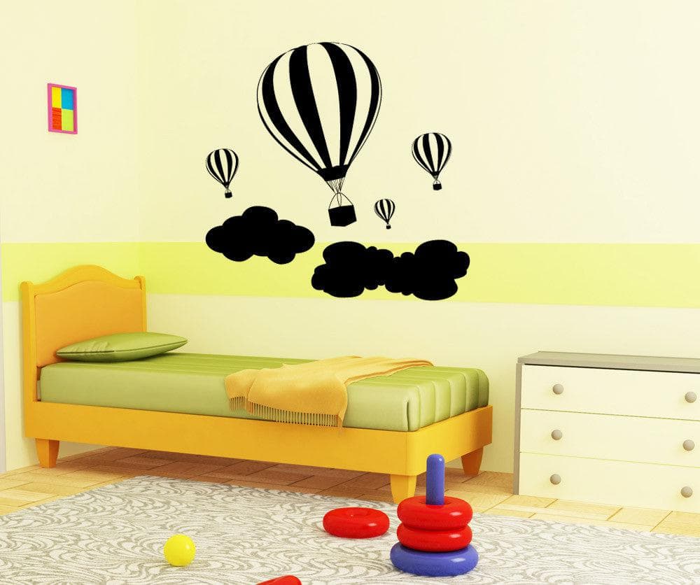 Vinyl Wall Decal Sticker Hot Air Balloons #1136