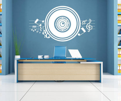 Vinyl Wall Decal Sticker Music Speaker #1140