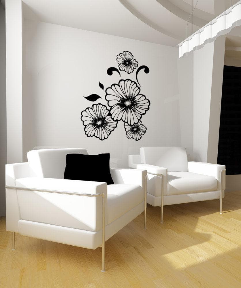 Vinyl Wall Decal Sticker Flowers #1156