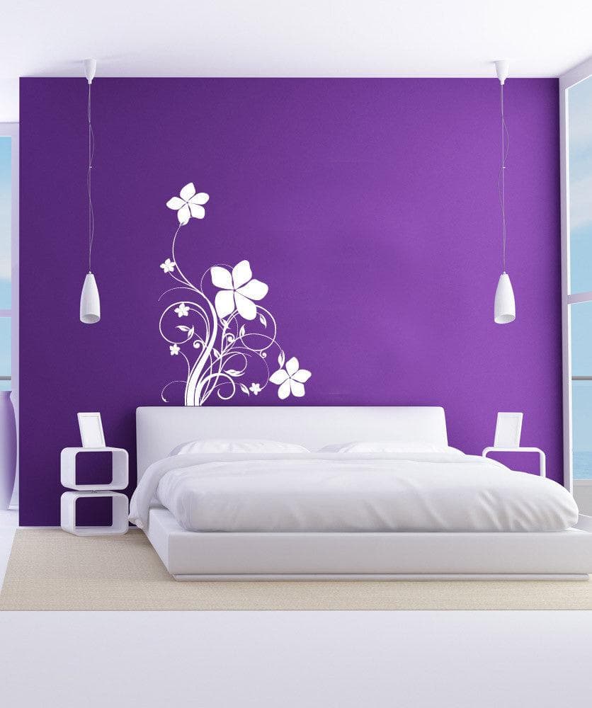 Vinyl Wall Decal Sticker Flower Design #1159
