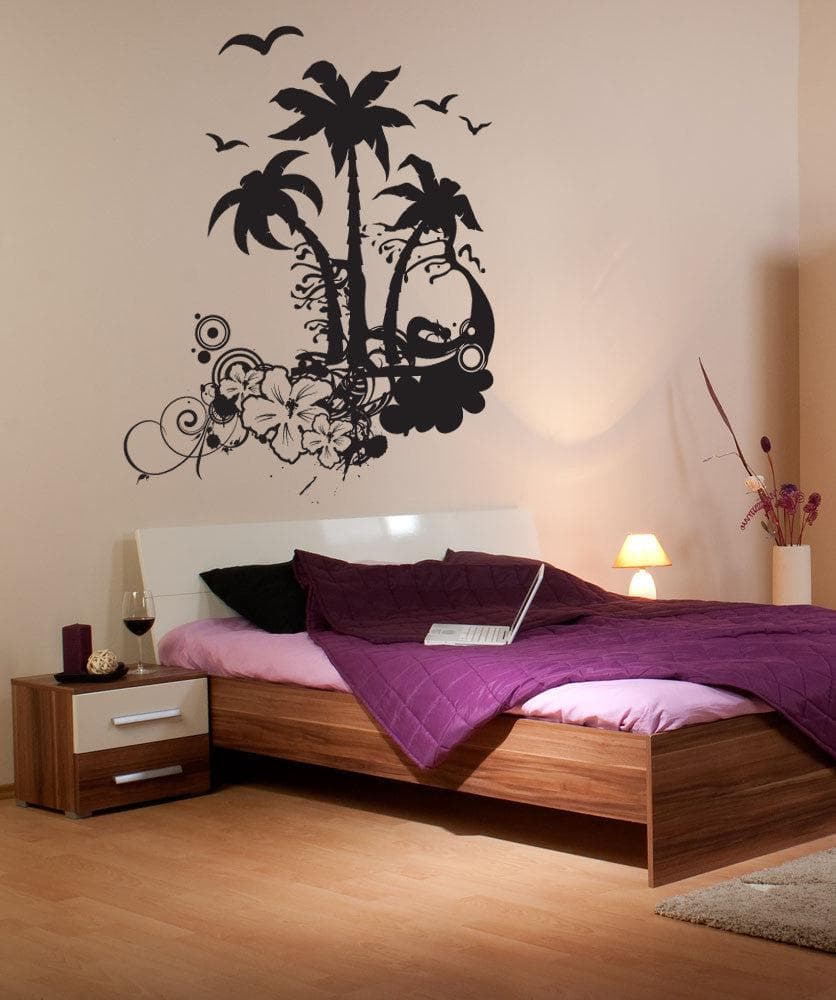 Vinyl Wall Decal Sticker Tropical Art #1196