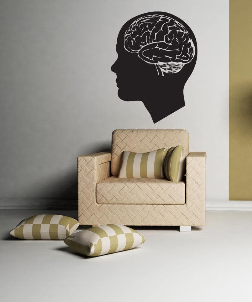 Vinyl Wall Decal Sticker Human Brain #1201