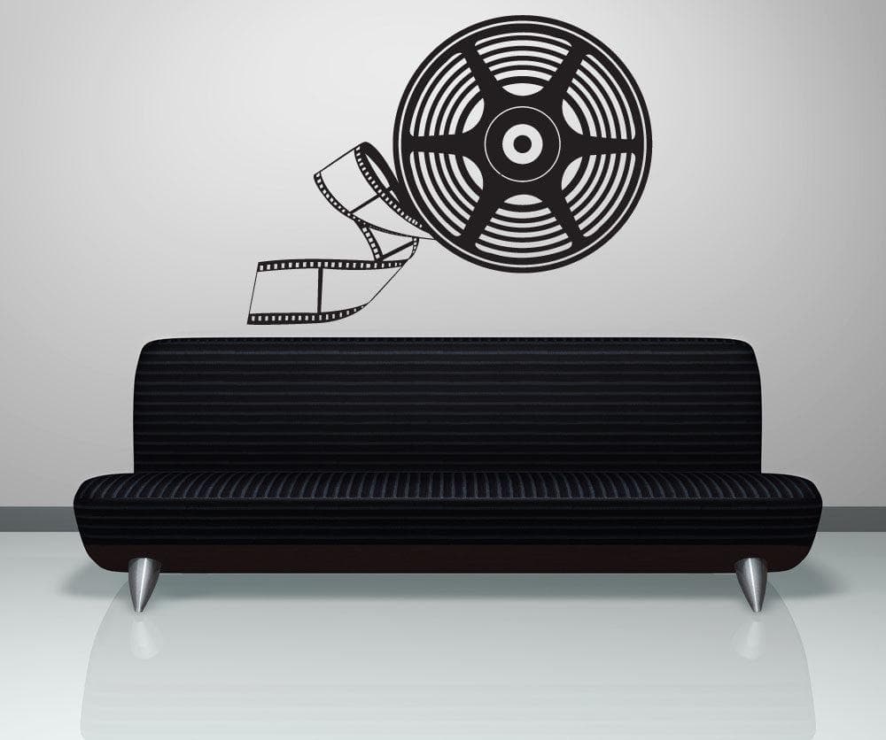 Big Movie Reel Vinyl Wall Decal Sticker. #1202