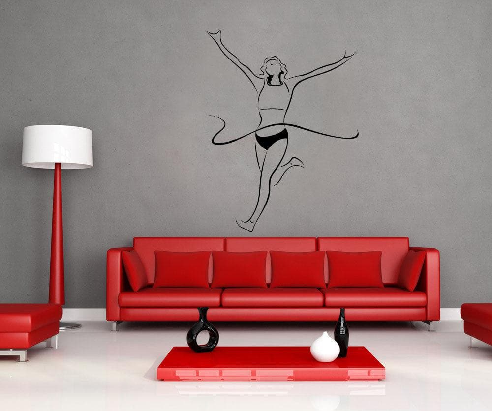 Vinyl Wall Decal Sticker Finish Line #1205