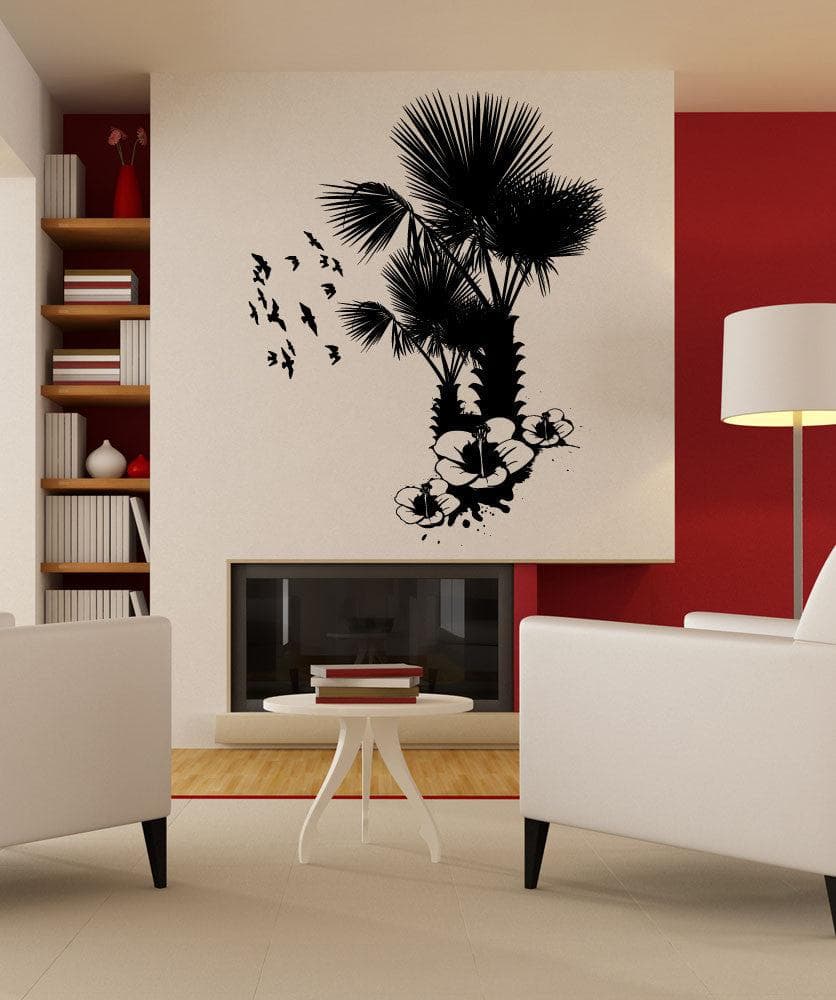 Vinyl Wall Decal Sticker Tropical Nature #1214
