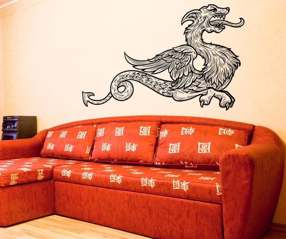 Vinyl Wall Decal Sticker Asian Dragon Creature #1217