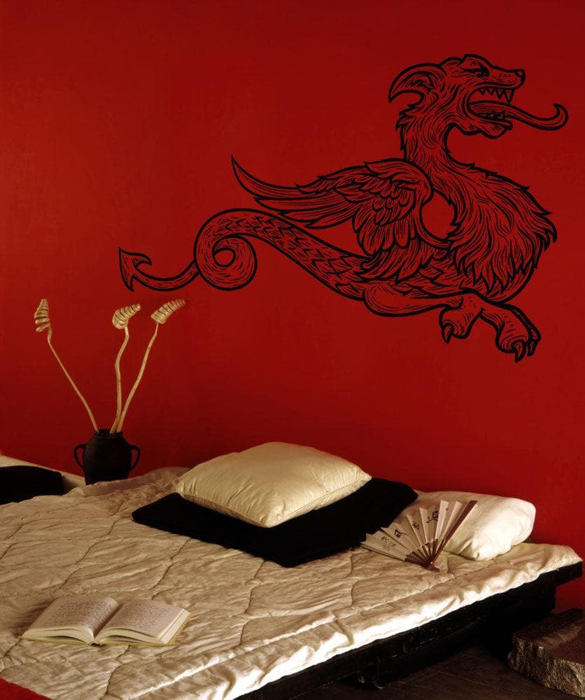 Vinyl Wall Decal Sticker Asian Dragon Creature #1217