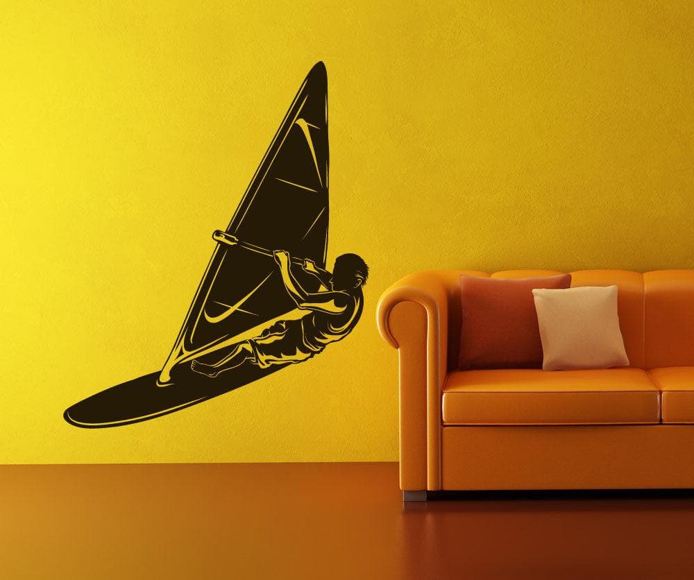 Vinyl Wall Decal Sticker Wind Surfer #1218