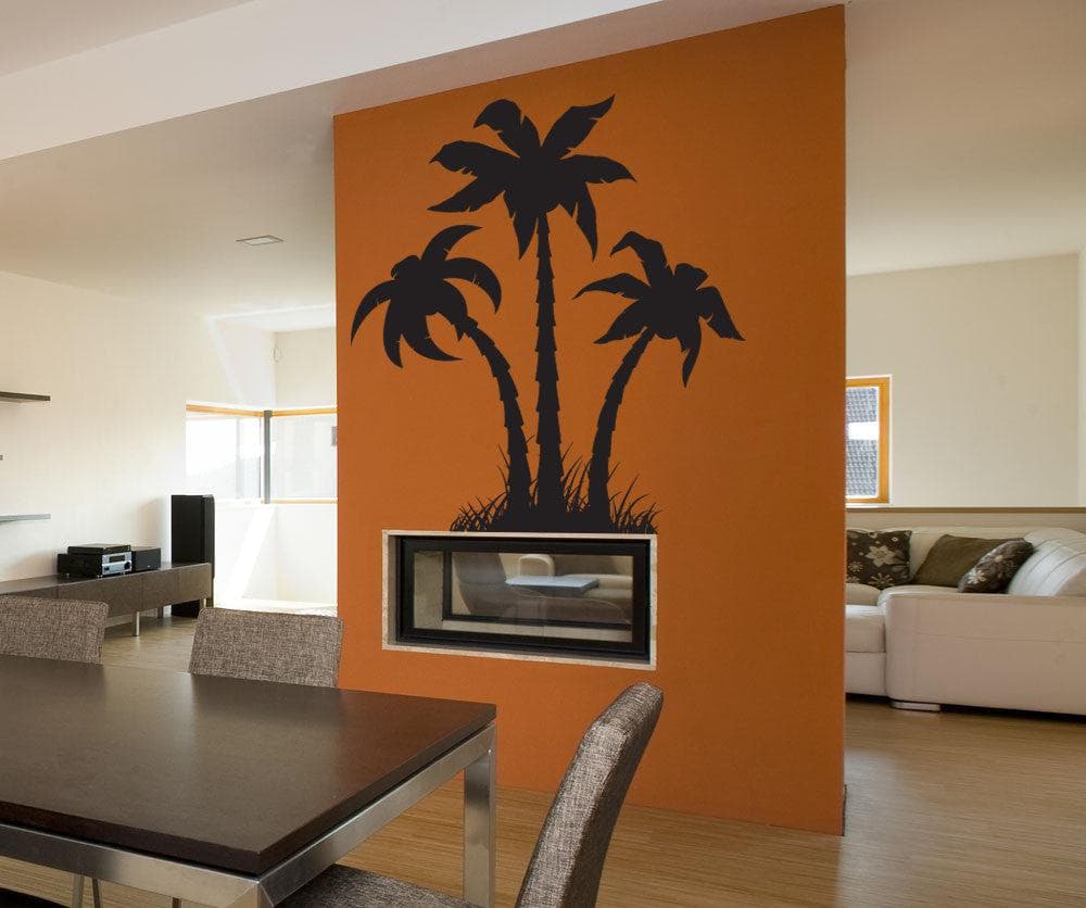Vinyl Wall Decal Sticker Palm Trees Silhouette #1219