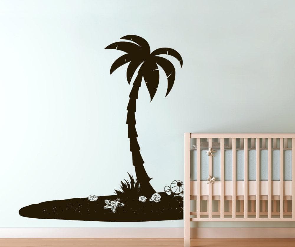 Vinyl Wall Decal Sticker Beach Island #1226