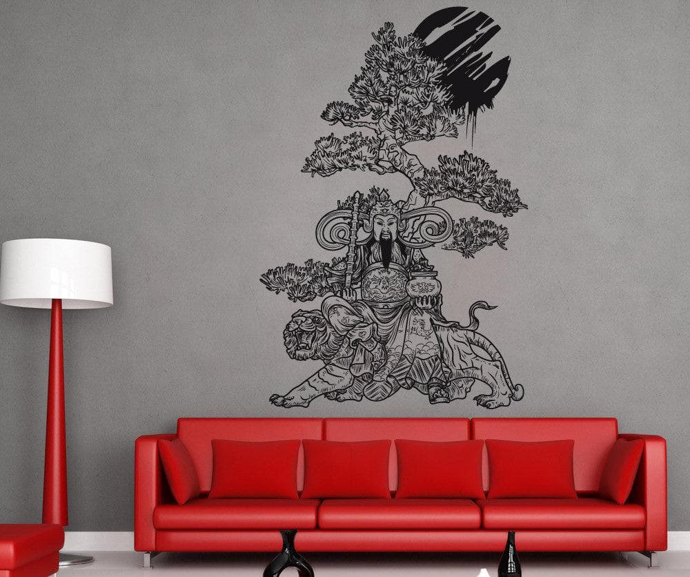 Vinyl Wall Decal Sticker Wise Asian Art #1229