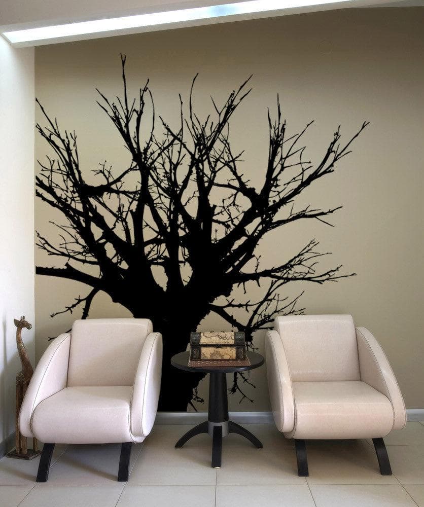 Vinyl Wall Decal Sticker Big Leafless Treetop #1231