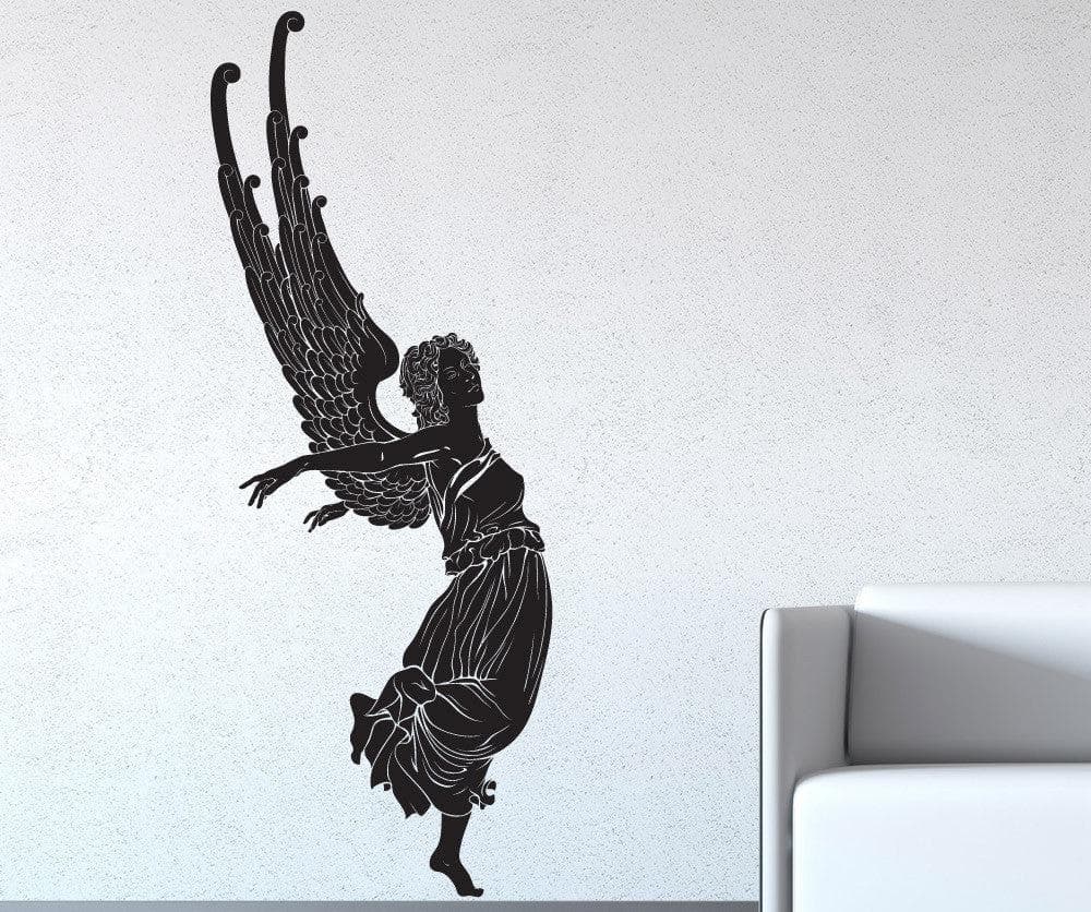 Vinyl Wall Decal Sticker Angel Take Off #1236