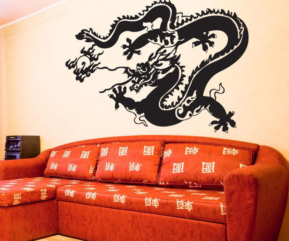 Vinyl Wall Decal Sticker Chinese New Years Dragon #1276