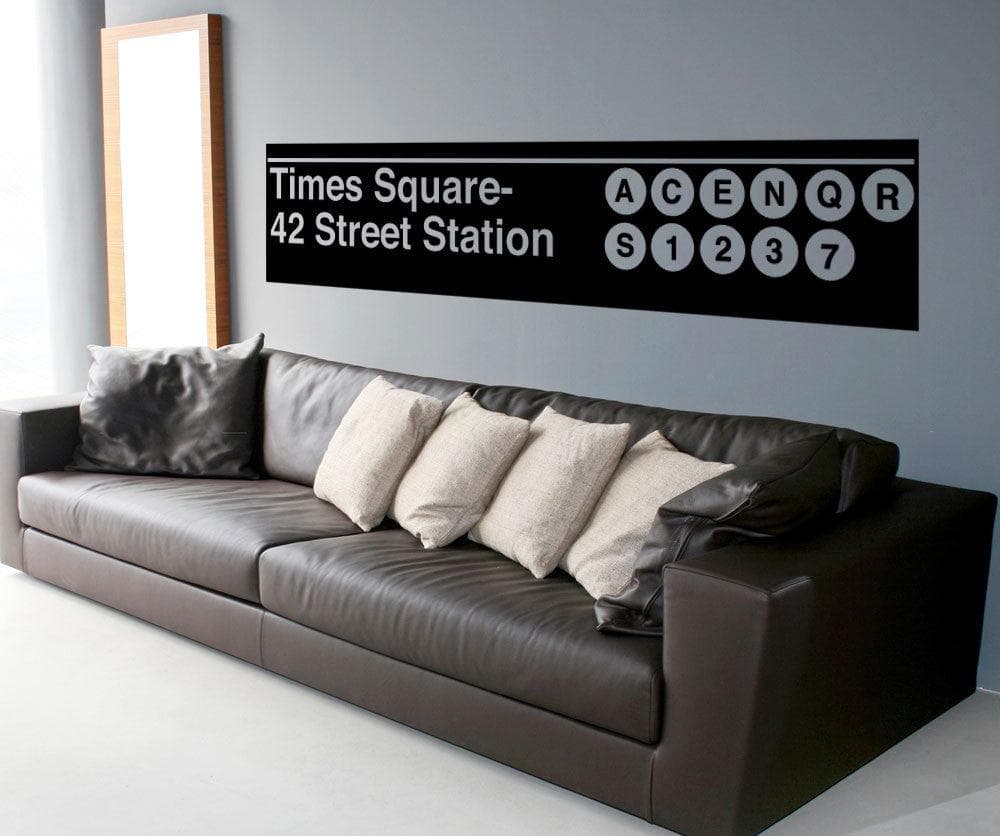 New York Times Square Subway Sign Vinyl Wall Decal Sticker. #1288