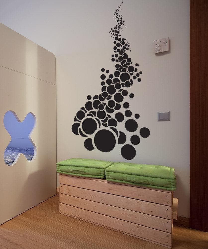 Vinyl Wall Decal Sticker Falling Circles #1303