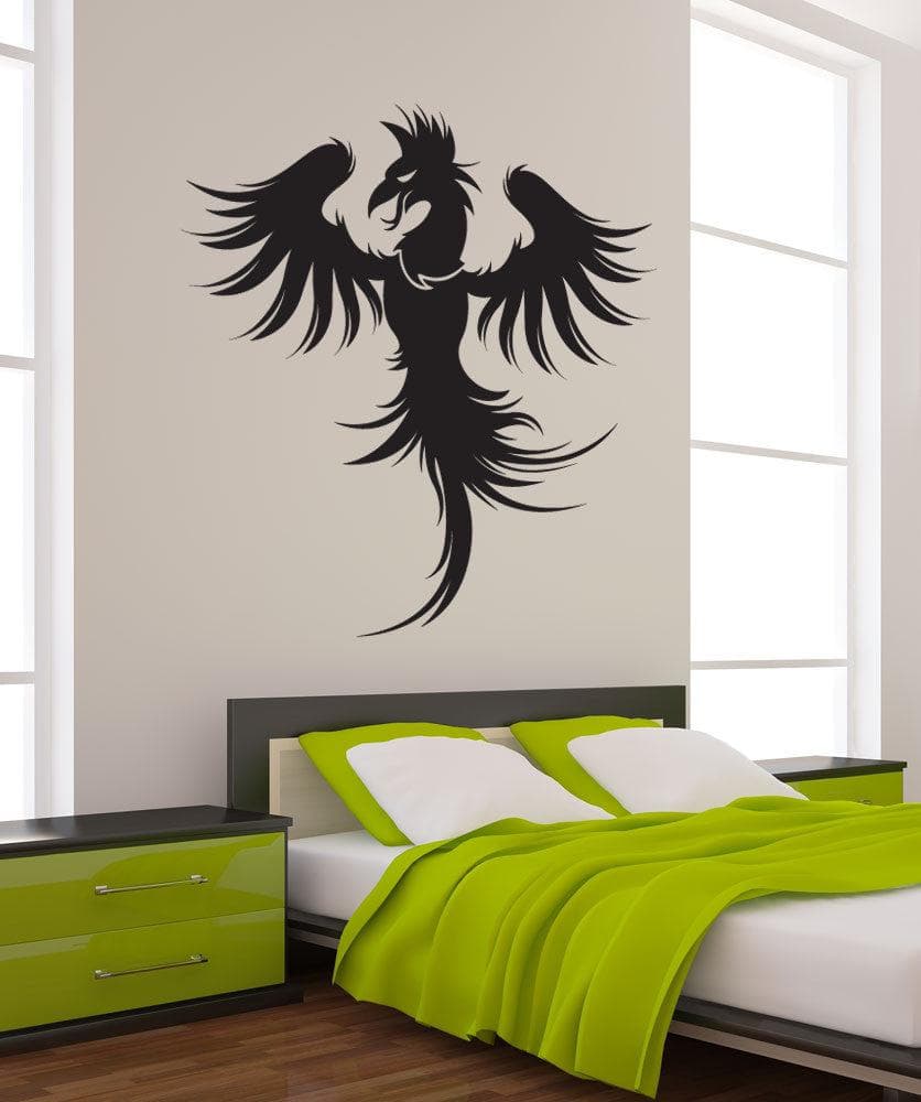 Vinyl Wall Decal Sticker Phoenix Bird #1313