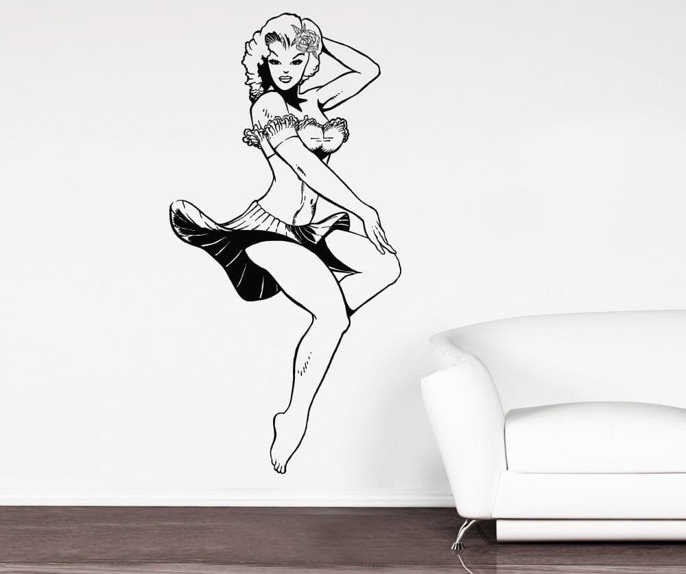 Vinyl Wall Decal Sticker Tattoo Pin Up Girl #1316