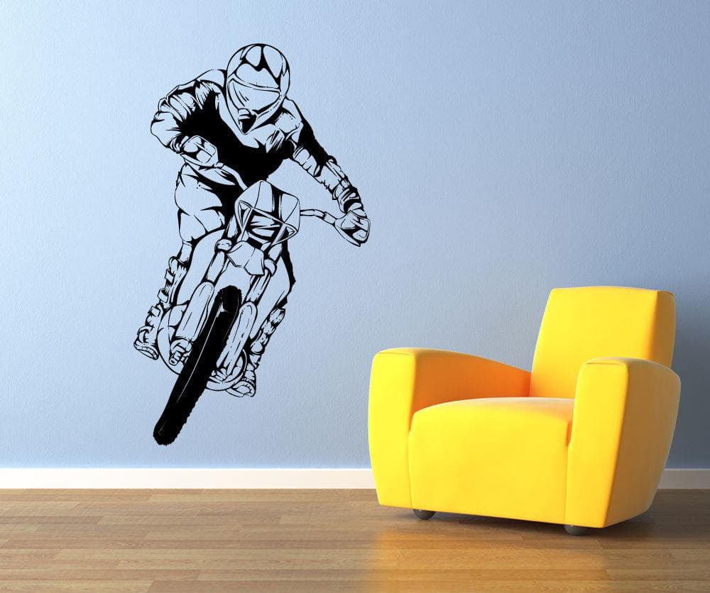 Vinyl Wall Decal Sticker Motocross Ride #1337
