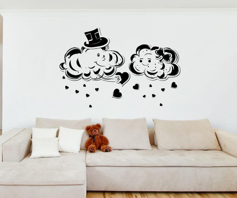 Vinyl Wall Decal Sticker Love Clouds #1345