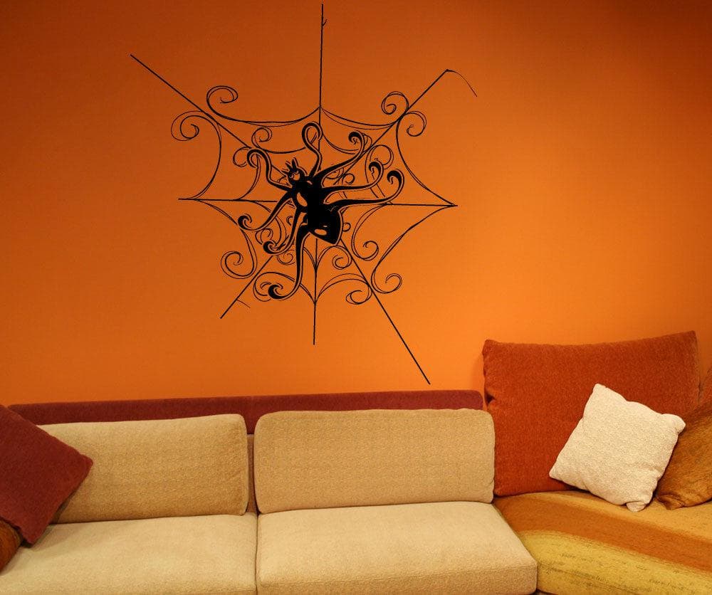 Decorative Spider Vinyl Wall Decal Sticker #1347