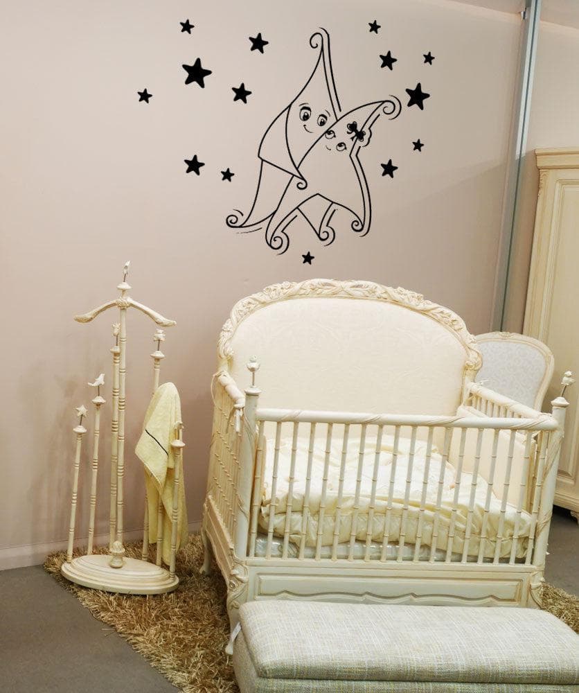 Vinyl Wall Decal Sticker Dancing Stars #1349