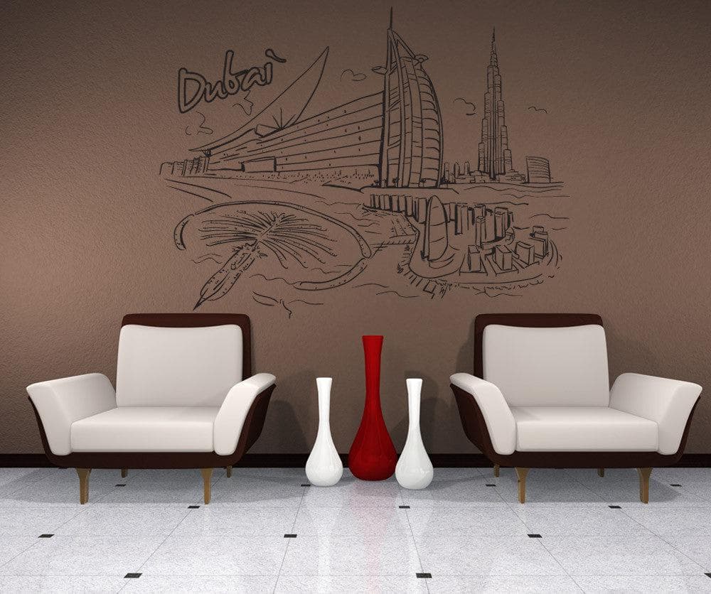 Vinyl Wall Decal Sticker Dubai #1375