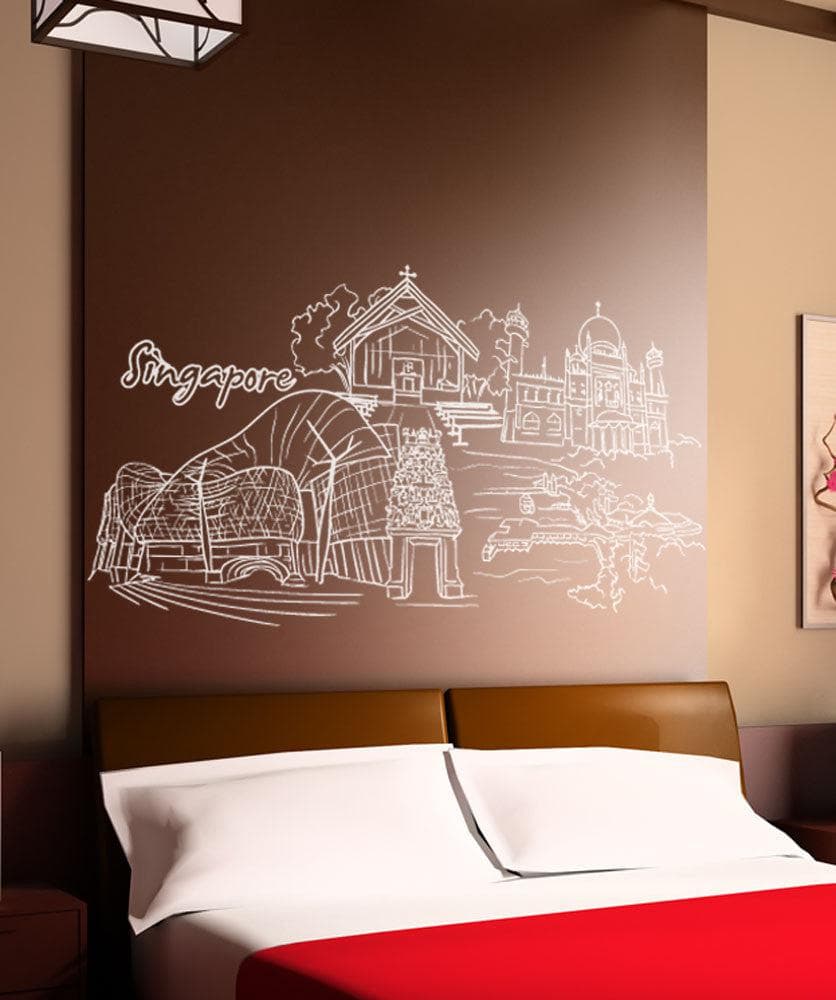 Vinyl Wall Decal Sticker Singapore #1386