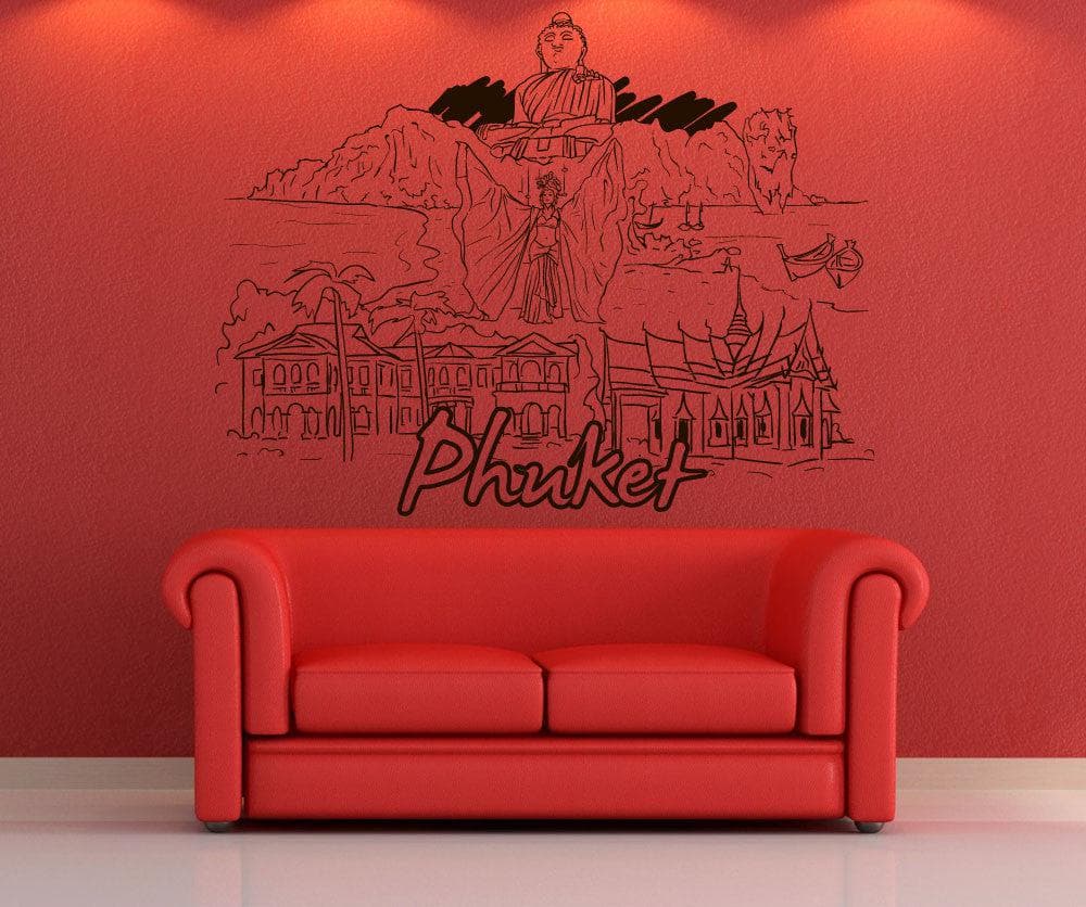 Vinyl Wall Decal Sticker Phuket #1394