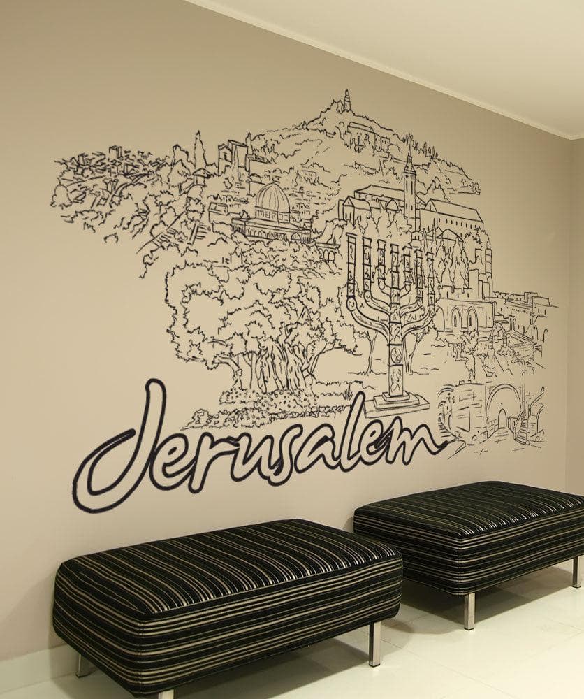 Vinyl Wall Decal Sticker Jerusalem #1406