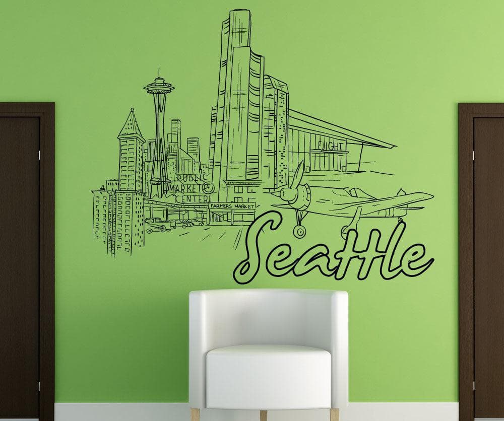 Vinyl Wall Decal Sticker Seattle #1411
