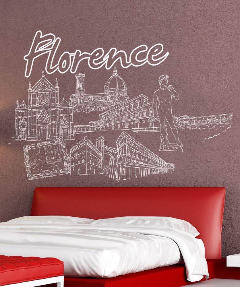 Vinyl Wall Decal Sticker Florence #1414