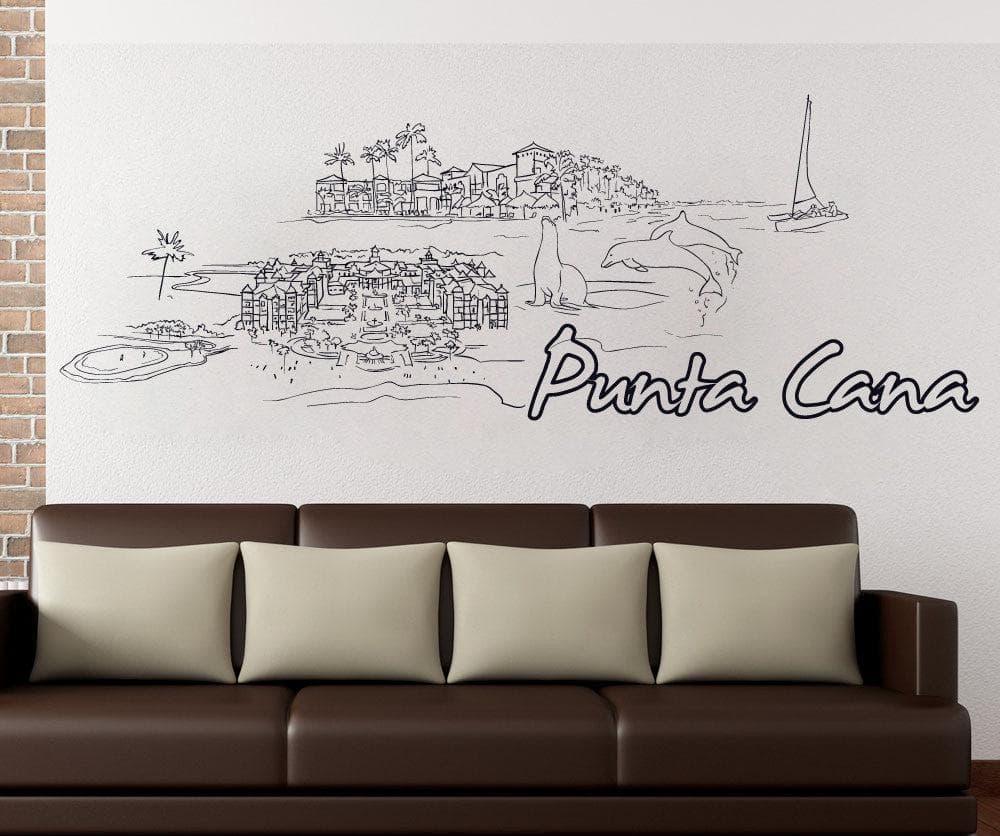 Vinyl Wall Decal Sticker Punta Cana #1415
