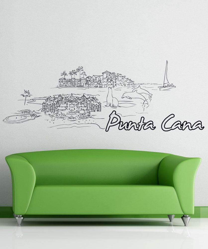 Vinyl Wall Decal Sticker Punta Cana #1415