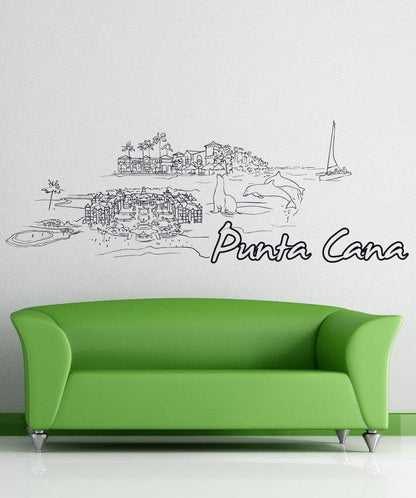 Vinyl Wall Decal Sticker Punta Cana #1415