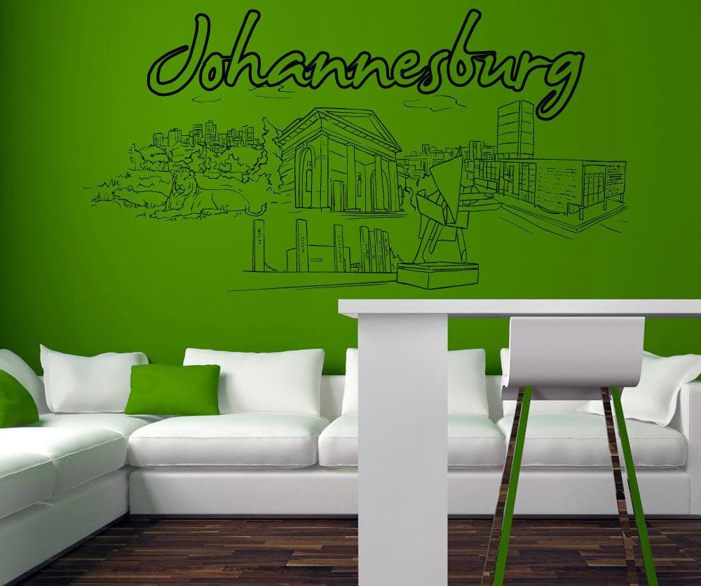 Vinyl Wall Decal Sticker Johannesburg #1418