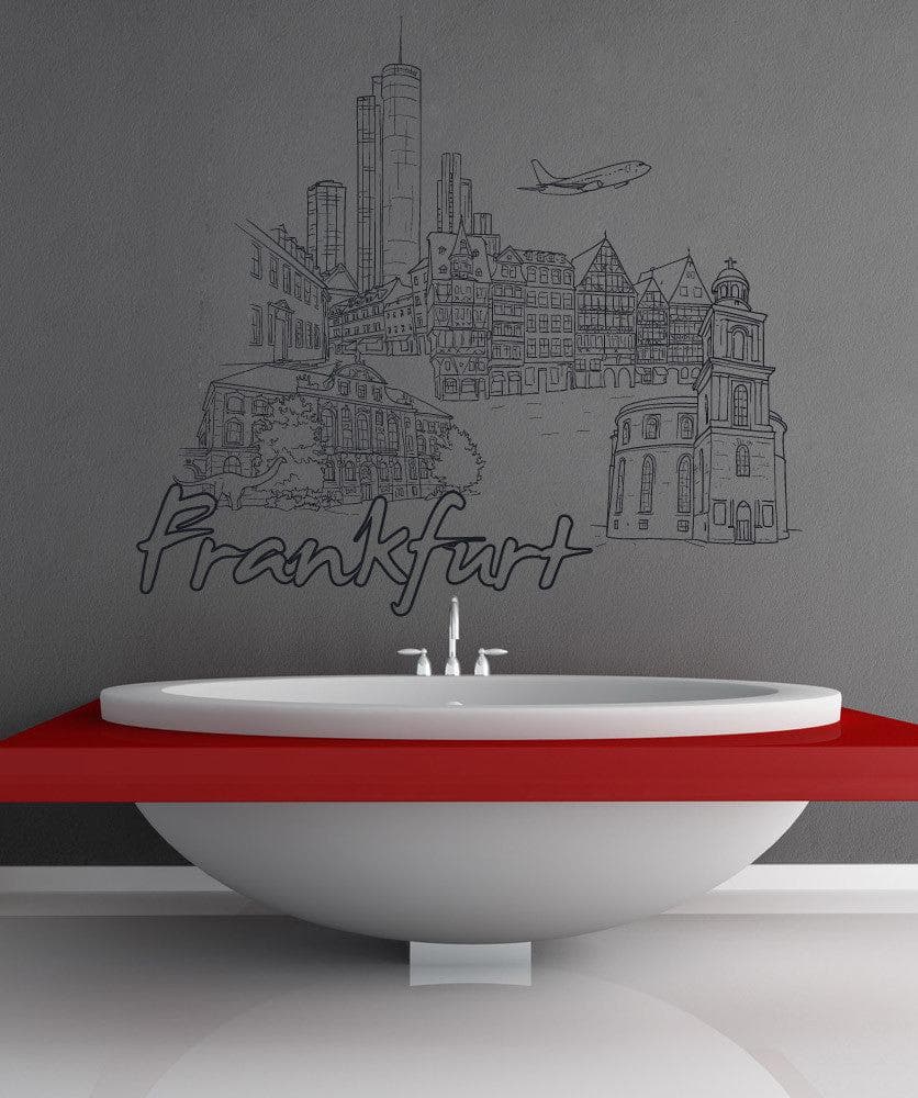 Vinyl Wall Decal Sticker Frankfurt #1425
