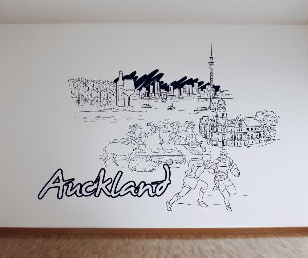 Vinyl Wall Decal Sticker Auckland #1430