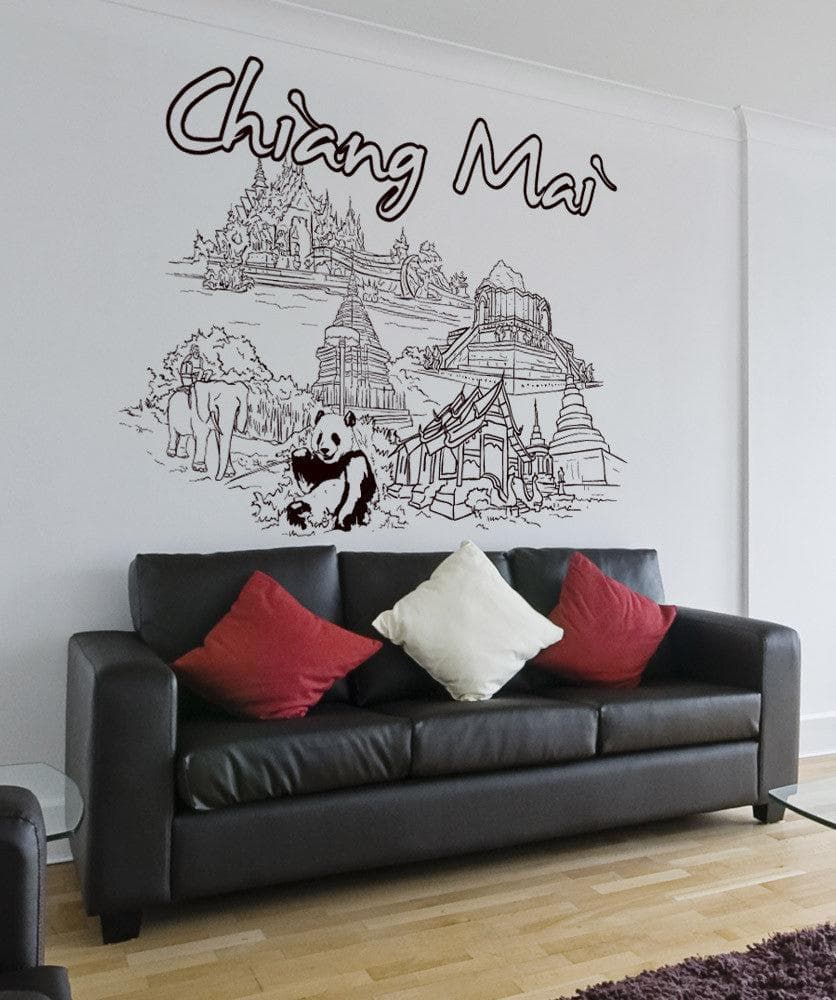 Vinyl Wall Decal Sticker Chiang Mai #1432
