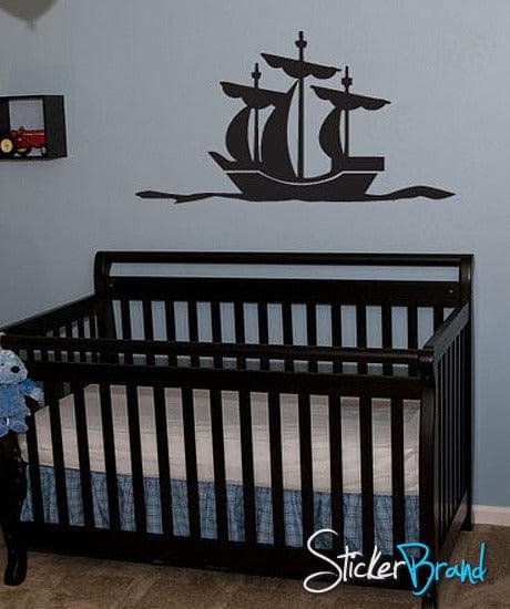 Pirate Ship Wall Decal Sticker #143