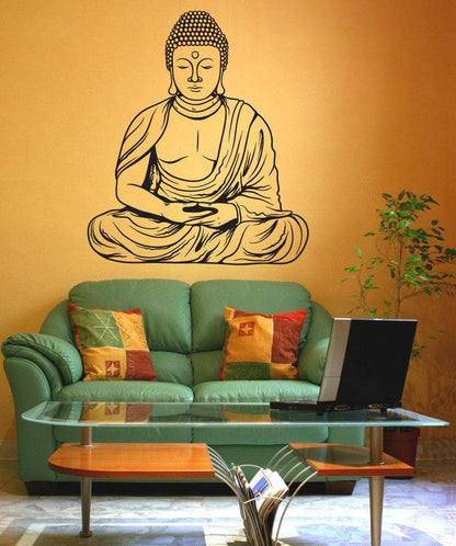 Vinyl Wall Decal Sticker Buddha Statue #1440