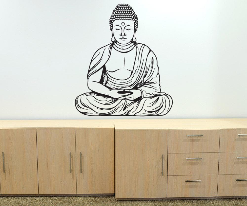 Vinyl Wall Decal Sticker Buddha Statue #1440