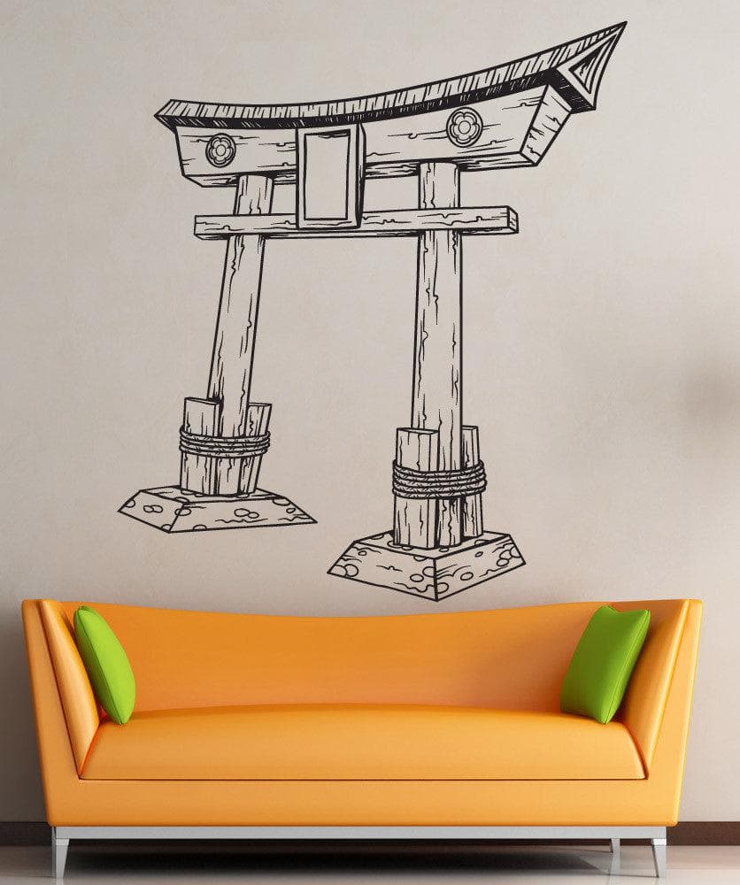 Vinyl Wall Decal Sticker Japanese Torii #1442