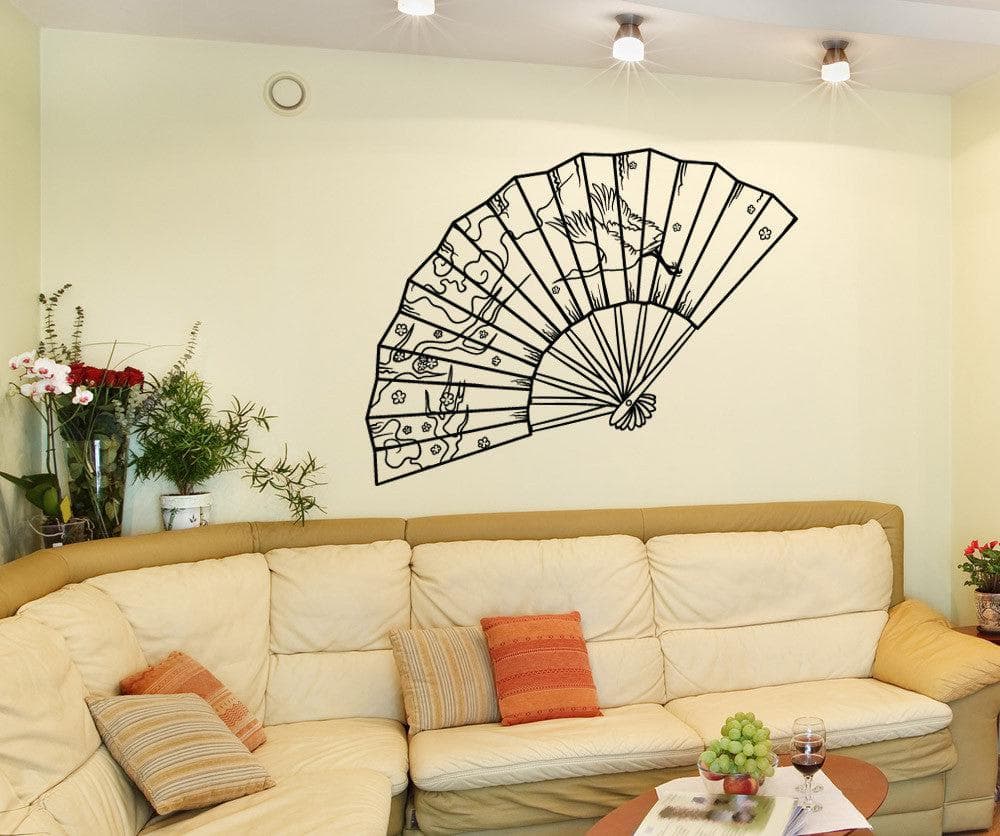 Vinyl Wall Decal Sticker Japanese Fan #1454