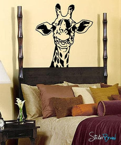 Giraffe Neck Wall Decal for Kids Room. Safari Jungle Theme Decor. #145