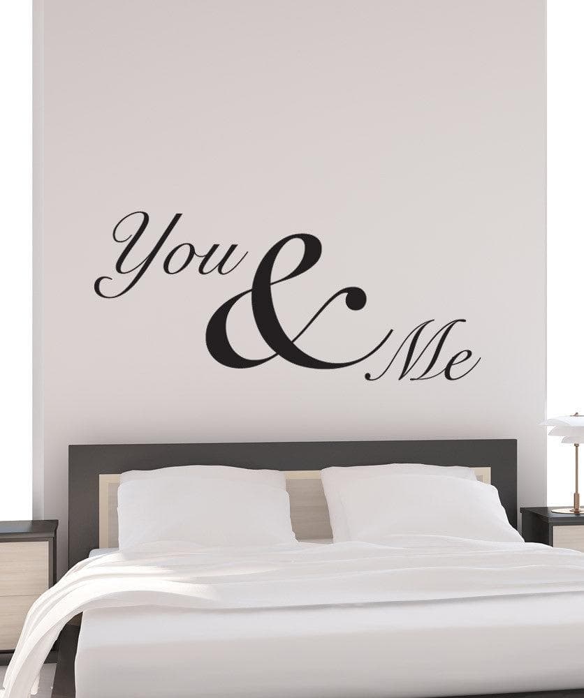 Vinyl Wall Decal Sticker You & Me #1464
