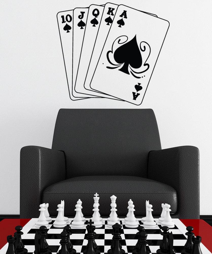 Vinyl Wall Decal Sticker Spades Cards #1475