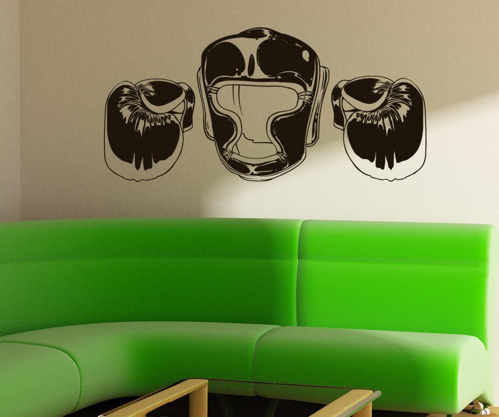 Vinyl Wall Decal Sticker Martial Arts Gear #1478