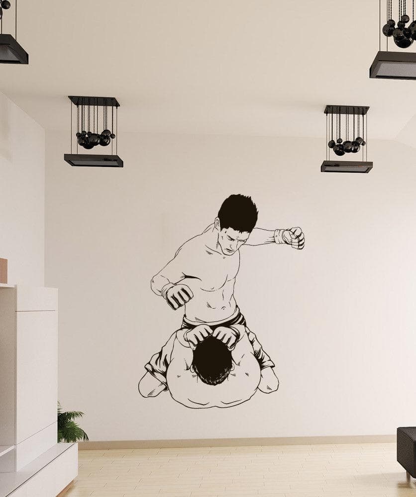 Vinyl Wall Decal Sticker MMA Punching #1480
